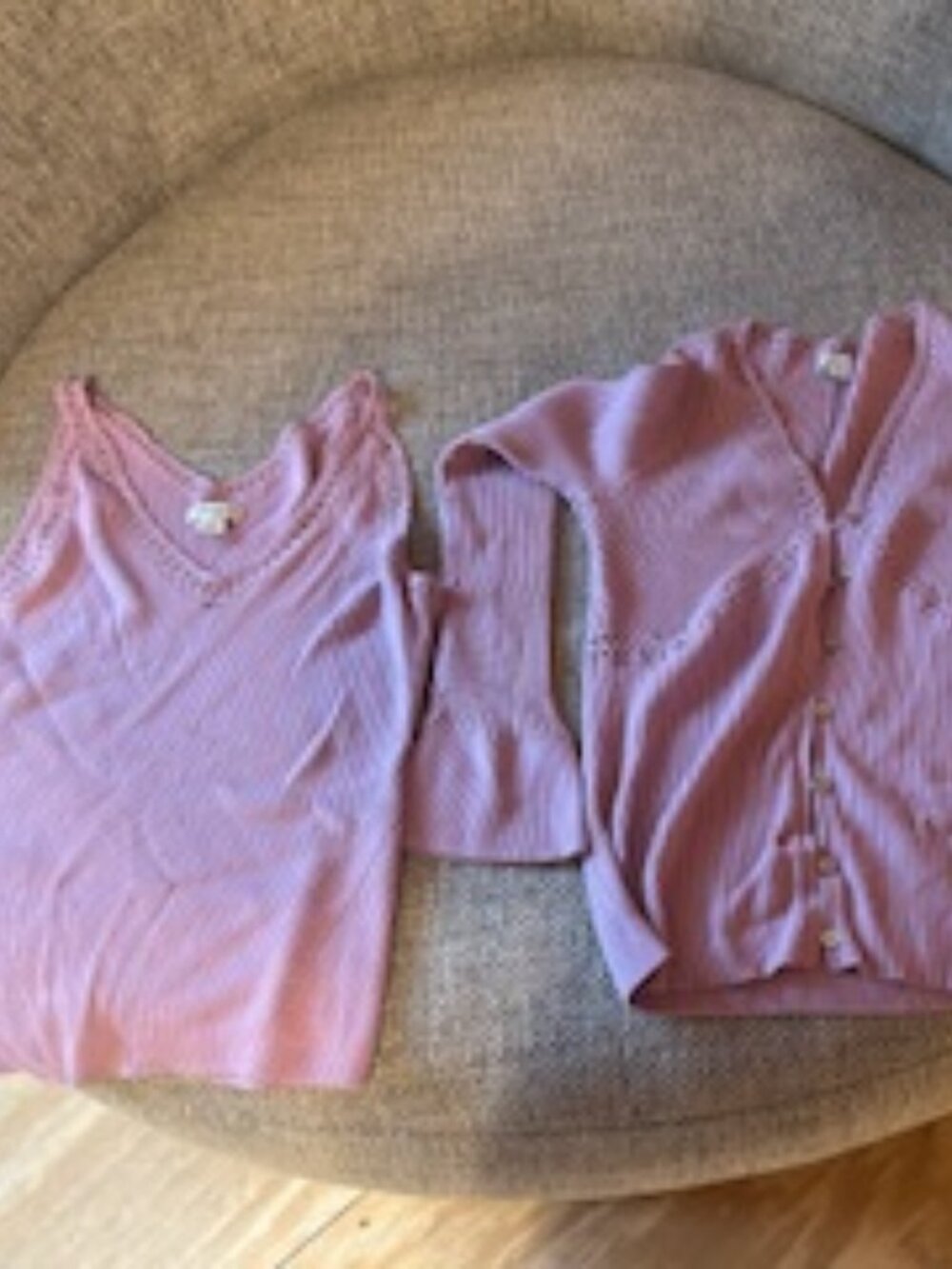 Sundance 2 piece sweater set, size medium